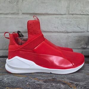 Puma Fierce Core High Risk Red Slip On Sneakers Women 8.5 188977-04